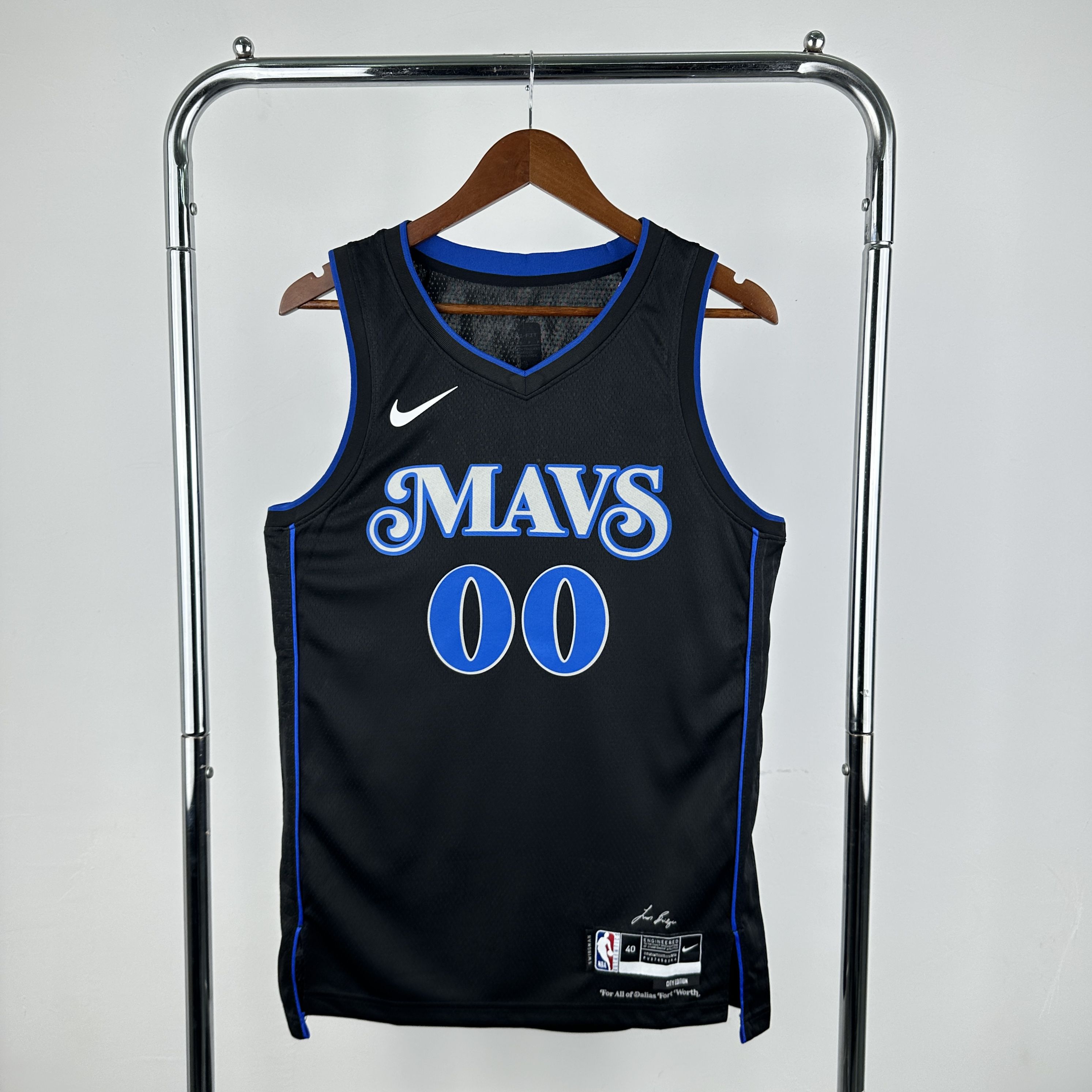 Men Dallas Mavericks #00 Christie Black City Edition Season Nike 2025 NBA Jersey